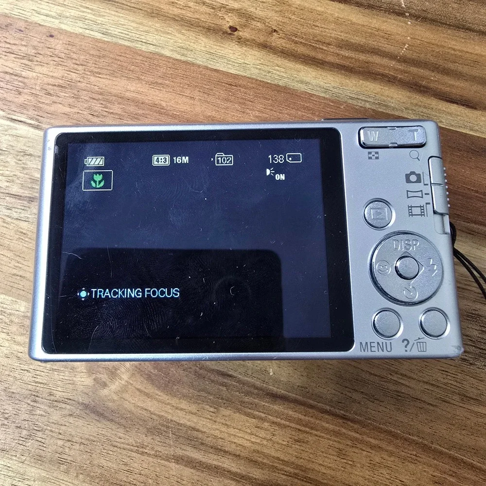 Sony CyberShot DSC-W730 Digital Camera Silver 16.1MP 8x Zoom Digicam Bundle WORK